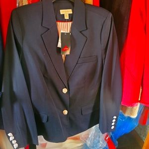 Appleseed's brand new with tags women's size 12 black suit jacket.